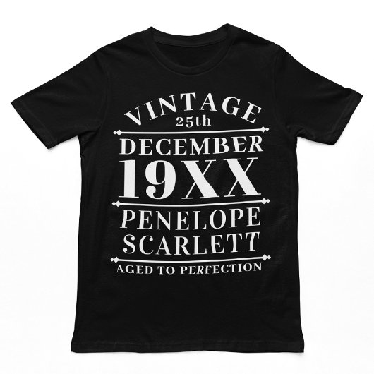 ヴィンテージパーソナライズされたの完成度 プラスサイズTシャツ