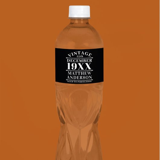 ヴィンテージパーソナライズされたの完成度 ペットボトルラベル