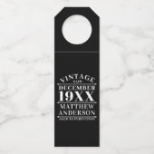 ヴィンテージパーソナライズされたの完成度 ボトルネックタグ (裏面)