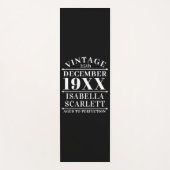 ヴィンテージパーソナライズされたの完成度 ヨガマット (正面)