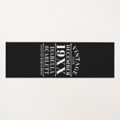 ヴィンテージパーソナライズされたの完成度 ヨガマット (正面(横))