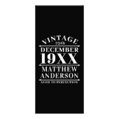 ヴィンテージパーソナライズされたの完成度 ラックカード (裏面)