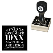 ヴィンテージパーソナライズされたの完成度 ラバースタンプ (押印)