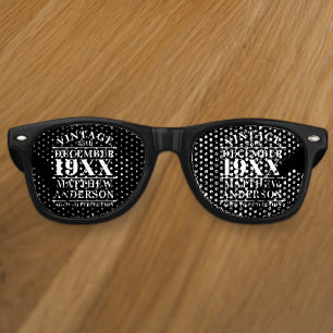 ヴィンテージパーソナライズされたの完成度 レトロサングラス