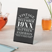 ヴィンテージパーソナライズされたの完成度 台座サイン (インサイチュ)