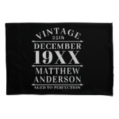 ヴィンテージパーソナライズされたの完成度 枕カバー (正面)