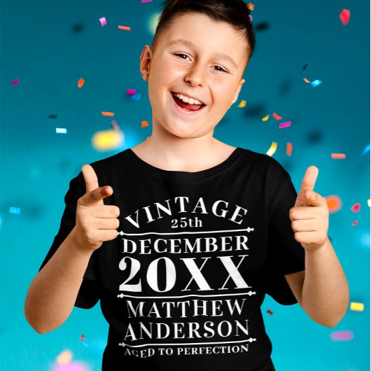 ヴィンテージパーソナライズされたの完成度 Tシャツ