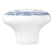 ヴィンテージパーソナライズされたの珍重な鳥の花芸術 セラミックノブ (側面)