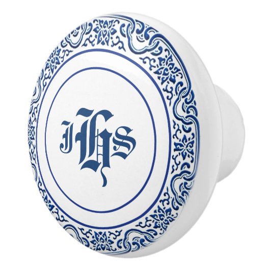 ヴィンテージパーソナライズされたの珍重な鳥の花芸術 セラミックノブ (右)