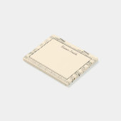 ヴィンテージパーソナライズされたアンティークシート音楽 ポストイット (アングル)