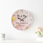 ヴィンテージパーソナライズされたアンティークバラウッドカスタム ラージ壁時計 (ホーム)