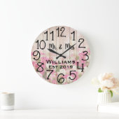 ヴィンテージパーソナライズされたアンティークバラウッドカスタム ラージ壁時計 (ホーム)