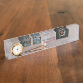 ヴィンテージパーソナライズされたインテリア デスクネームプレート (側面)