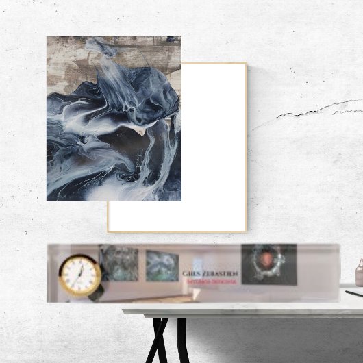 ヴィンテージパーソナライズされたインテリア デスクネームプレート