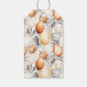 ヴィンテージパーソナライズされたイースターウサギ ギフトタグ (裏面)