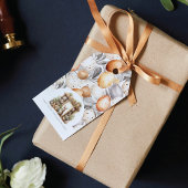 ヴィンテージパーソナライズされたイースターウサギ ギフトタグ