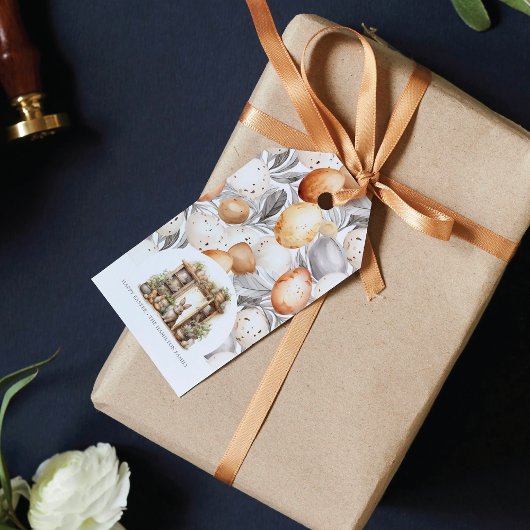 ヴィンテージパーソナライズされたイースターウサギ ギフトタグ