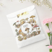 ヴィンテージパーソナライズされたウッドランドフォレストマッシュルーム フェイバーバッグ (封をした状態)