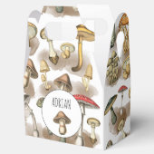 ヴィンテージパーソナライズされたウッドランドフォレストマッシュルーム フェイバーボックス (オープン)