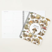 ヴィンテージパーソナライズされたウッドランドフォレストマッシュルーム プランナー手帳 (ディスプレー)