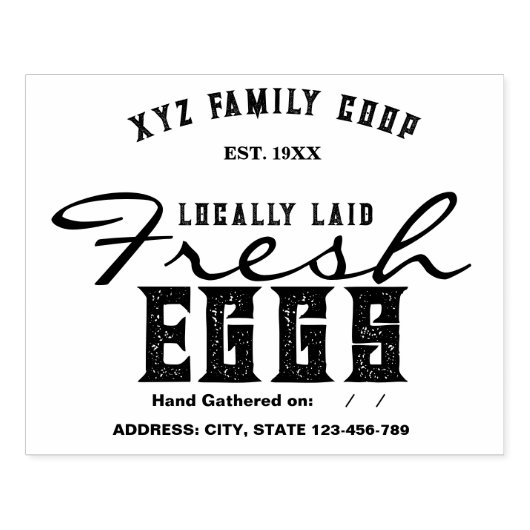 ヴィンテージパーソナライズされたカートン切手 ラバースタンプ (インプリント)