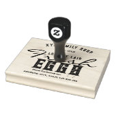 ヴィンテージパーソナライズされたカートン切手 ラバースタンプ (スタンプ)