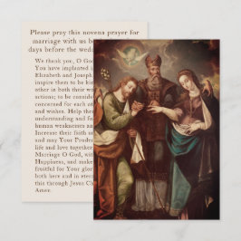 ヴィンテージパーソナライズされたカ結婚トリック祈りの言葉カード サンキューカード