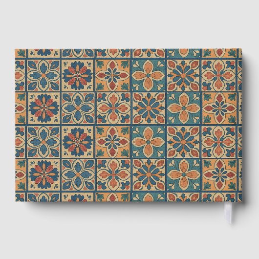 ヴィンテージパーソナライズされたキンセアニラレッドドレス ゲストブック (裏面)