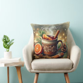 ヴィンテージパーソナライズされたクリスマスマーケットのマルドワイン クッション (椅子)