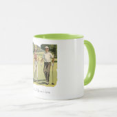 ヴィンテージパーソナライズされたゴルファーのコンボ・マグ マグカップ (正面右)