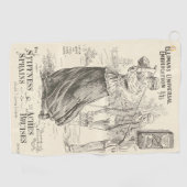 ヴィンテージパーソナライズされたゴルファーズゴルフタオル ゴルフタオル (横)