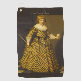 ヴィンテージパーソナライズされたゴルファーズゴルフタオル ゴルフタオル