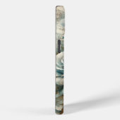 ヴィンテージパーソナライズされたシャビーシックパステルブルーバラ Case-Mate iPhoneケース (裏面 / 右)