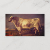 ヴィンテージパーソナライズされたショートソンブル 名刺 (裏面)