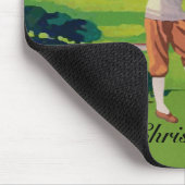 ヴィンテージパーソナライズされたスタイルハイランズゴルフ場 マウスパッド (コーナー)