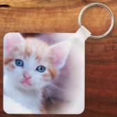 ヴィンテージパーソナライズされたストロベリーグラフィック キーホルダー (裏面)