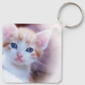 ヴィンテージパーソナライズされたストロベリーグラフィック キーホルダー (裏面)