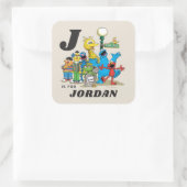 ヴィンテージパーソナライズされたセサミストリートパルズ スクエアシール (バッグ)