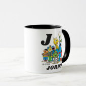 ヴィンテージパーソナライズされたセサミストリートパルズ マグカップ (正面右)