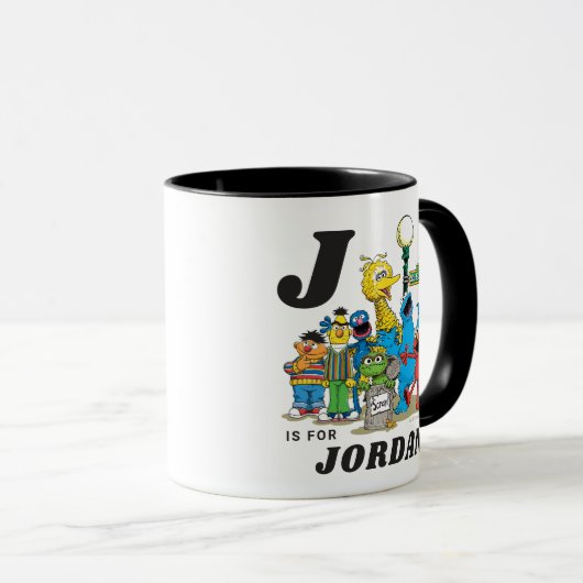 ヴィンテージパーソナライズされたセサミストリートパルズ マグカップ (正面右)