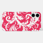 ヴィンテージパーソナライズされたダマスク変更ピンク Case-Mate iPhoneケース (裏面 (横))