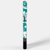 ヴィンテージパーソナライズされたティール(緑がかった色) Case-Mate iPhoneケース (裏面 / 右)