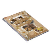 ヴィンテージパーソナライズされたノートブック – Love the Moment ノートブック (右側)