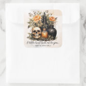 ヴィンテージパーソナライズされたハロウィーン スクエアシール (バッグ)