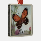ヴィンテージパーソナライズされたバタフライオーナメント メタルオーナメント (右)