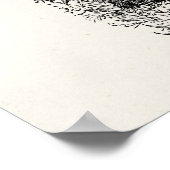 ヴィンテージパーソナライズされたバード – レトロリレバードバード ポスター (角)