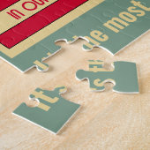 ヴィンテージパーソナライズされたパズル ジグソーパズル (側面)