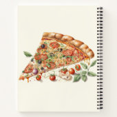 ヴィンテージパーソナライズされたピザレシピ ノートブック (裏面)