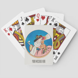 ヴィンテージパーソナライズされたファッションブルーとピンク トランプ