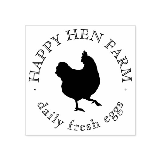 ヴィンテージパーソナライズされたファミリービジネスファームエッグ ラバースタンプ (インプリント)